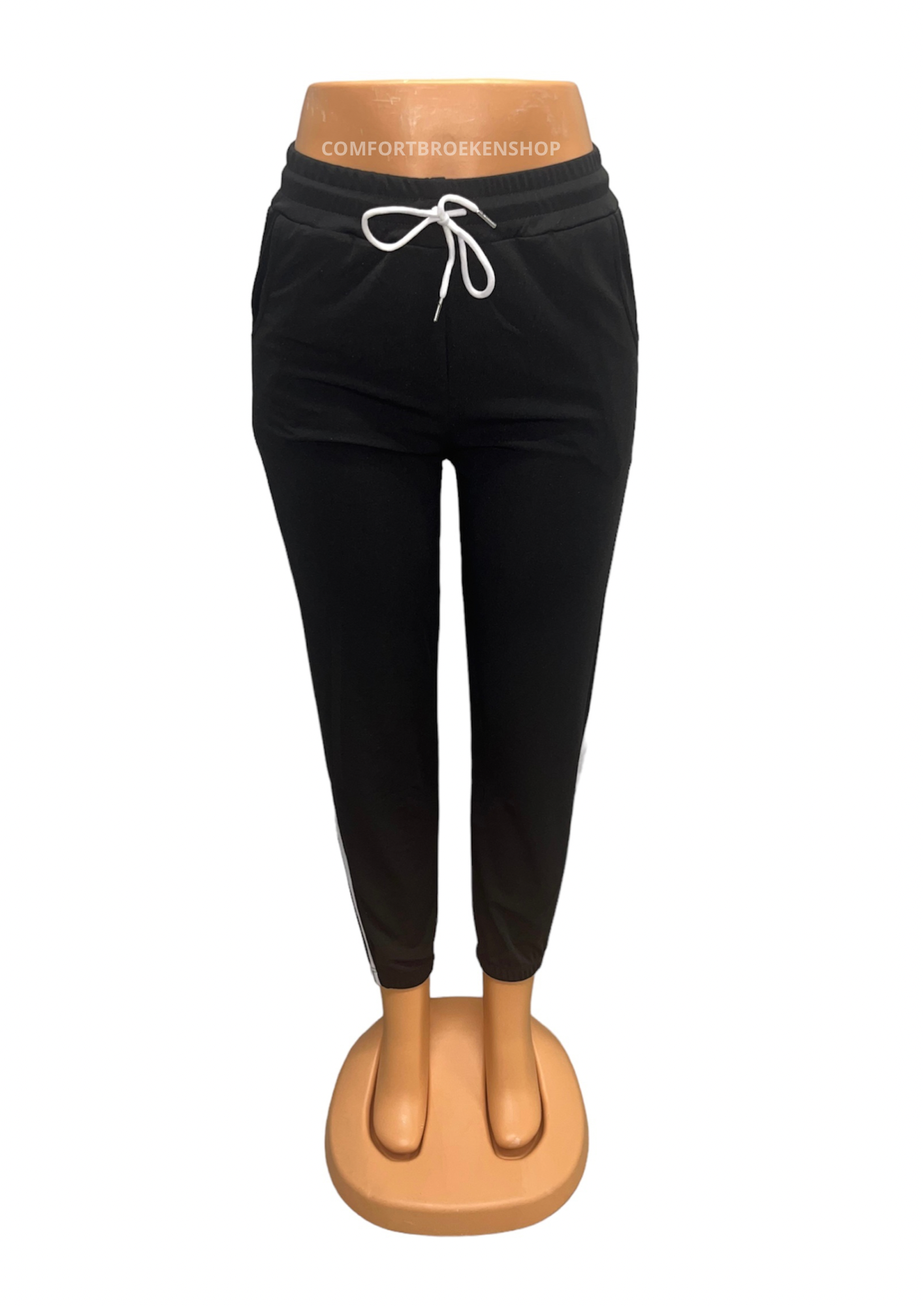 COMFORT SPORTBROEK ZWART