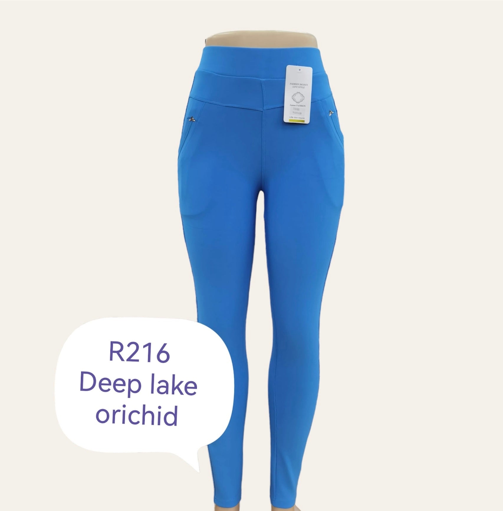 COMFORTBROEK ORCHID BLAUW