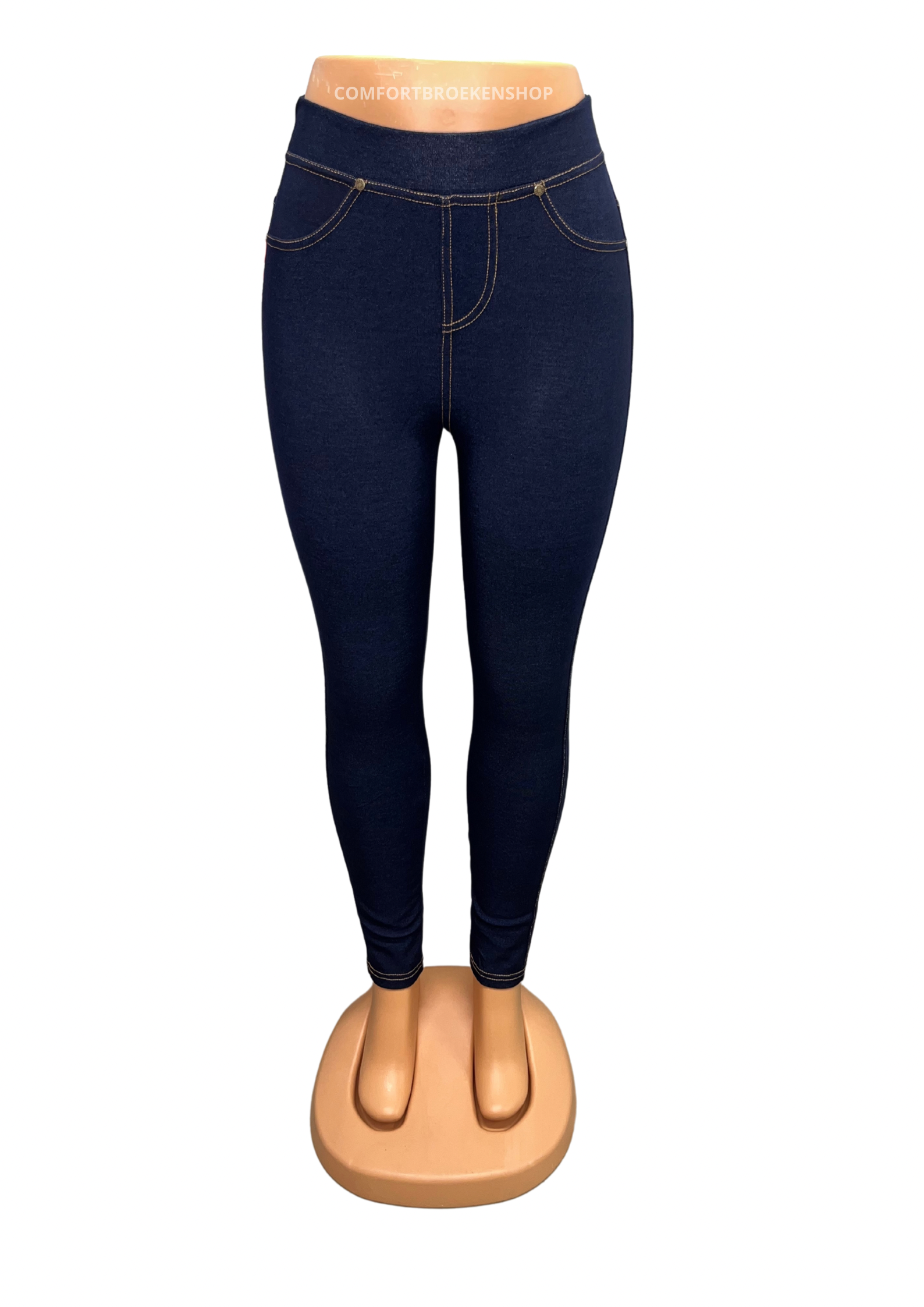 COMFORTBROEK SPIJKER DONKERBLAUW