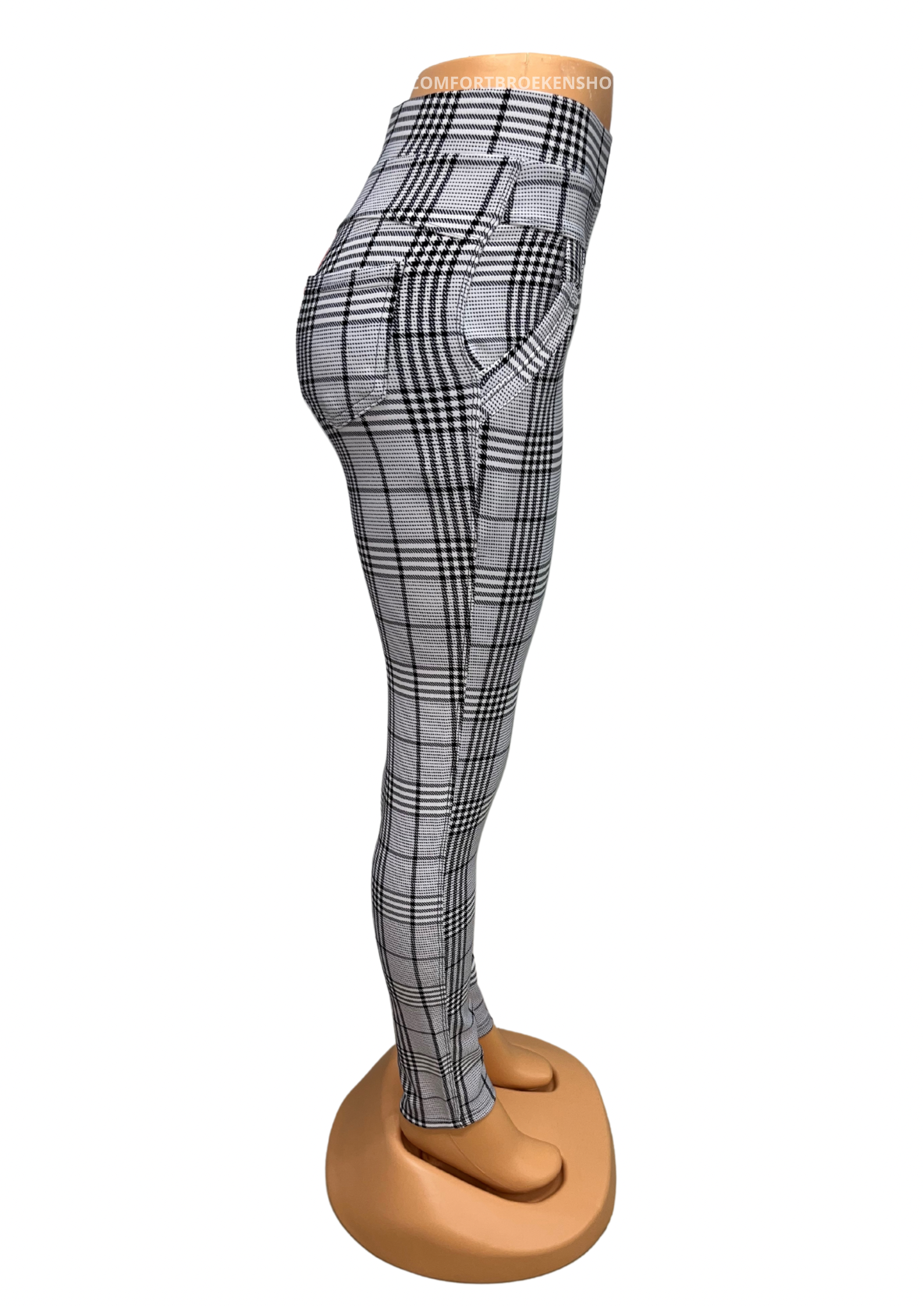 COMFORTBROEK LICHT GRIJS GERUIT