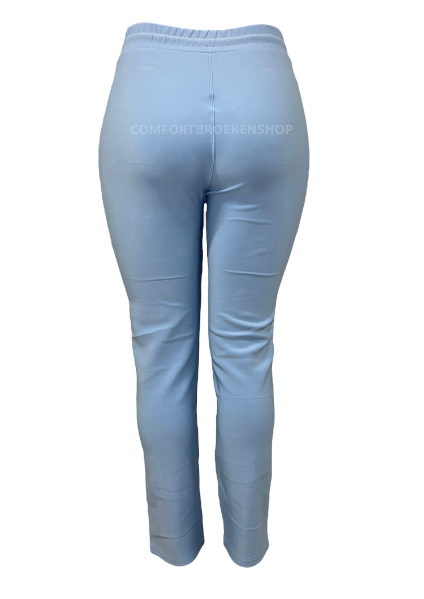 -COMFORTBROEK BABYBLAUW MET VETER